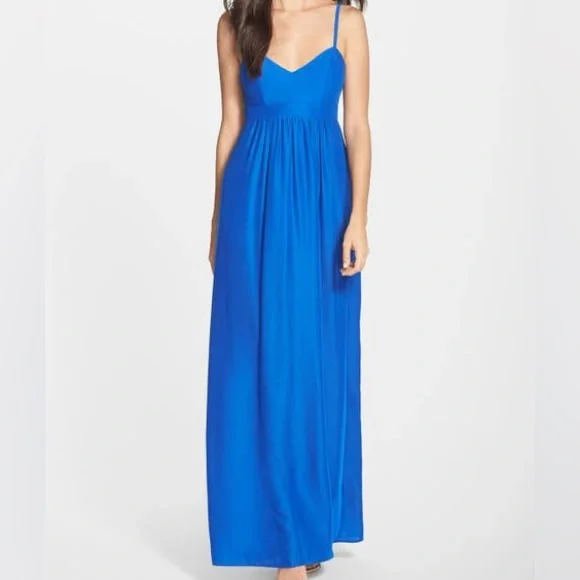 Felicity & Coco blue maxi dress sz s - Picture 3 of 9